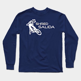 Shred Salida Colorado Mountain Biking Long Sleeve T-Shirt